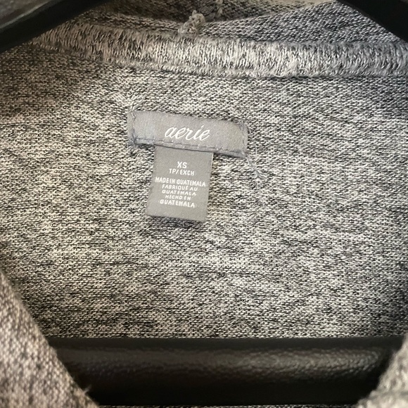 Aerie Zip Cropped Sweatshirt - Picture 4 of 4